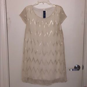 Zig zag shift dress